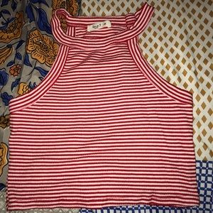 Striped crop top